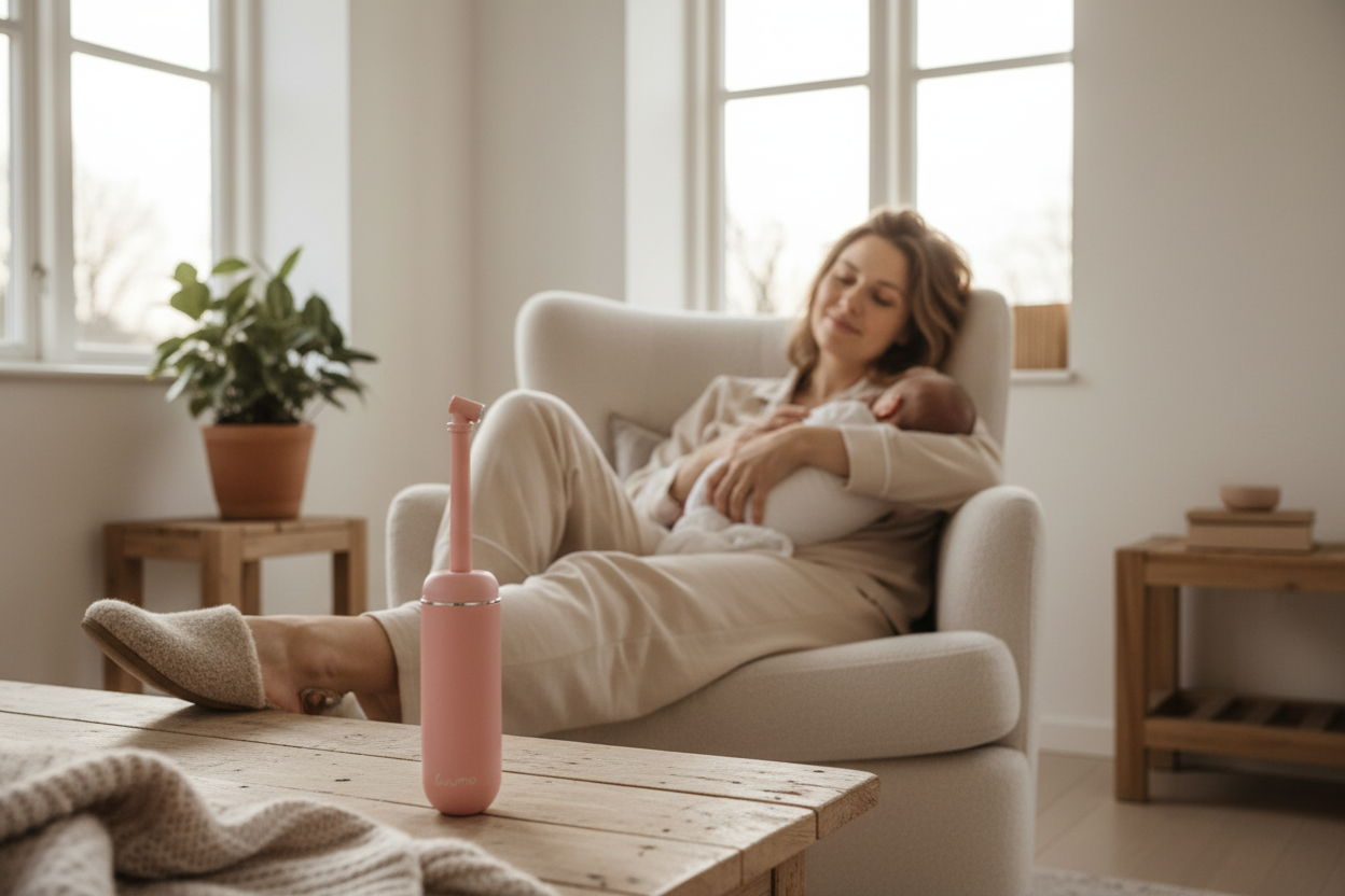 Autentisk postpartum bannerbillede
