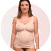 Carriwell ammetop med shapewear, beige/honey - Buump - Lingerie - Carriwell