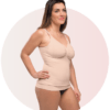 Carriwell ammetop med shapewear, beige/honey - Buump - Lingerie - Carriwell