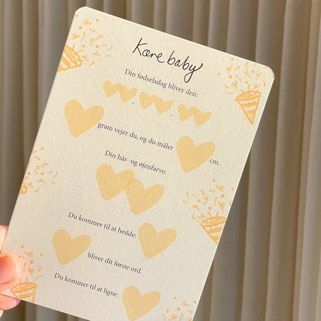 Mindekort - quiz til babyshower (30 stk.), Withwhite - Buump - Books - WITHWHITE