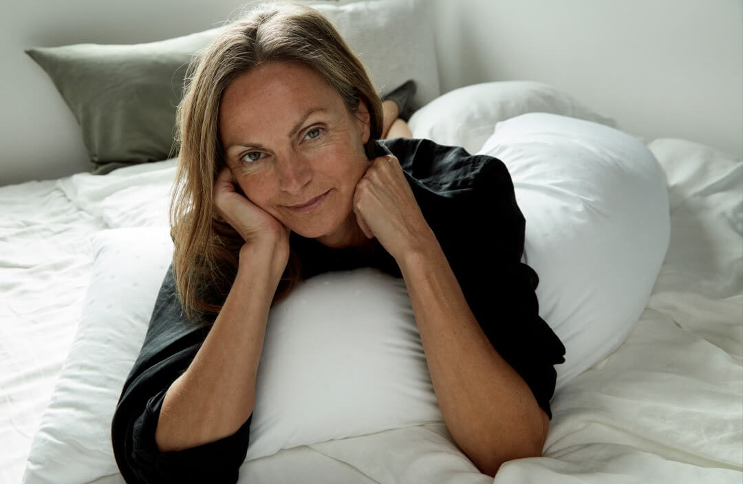 Fossflakes Comfort-I pude (voksen), inklusiv hvidt betræk i bomuldssatin - Buump - Pillow - Fossflakes