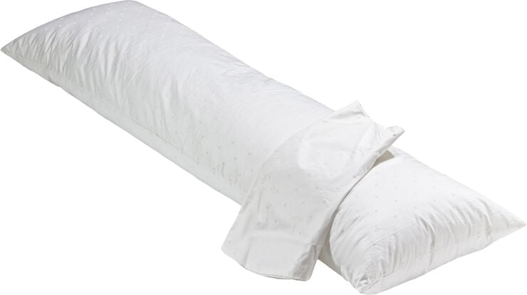 Fossflakes Comfort-I pude (voksen), inklusiv hvidt betræk i bomuldssatin - Buump - Pillow - Fossflakes