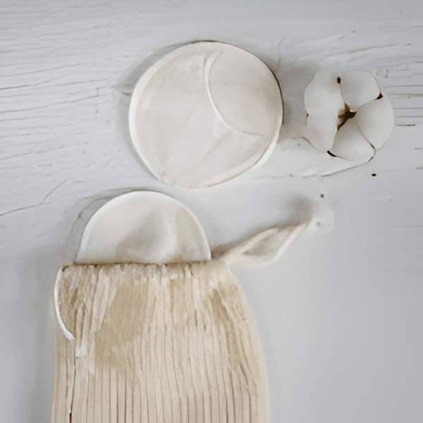 Genanvendelige bambus vaskepads til ansigtet, 4 stk. i vaskepose. - Buump - Skincare - Croll & Denecke