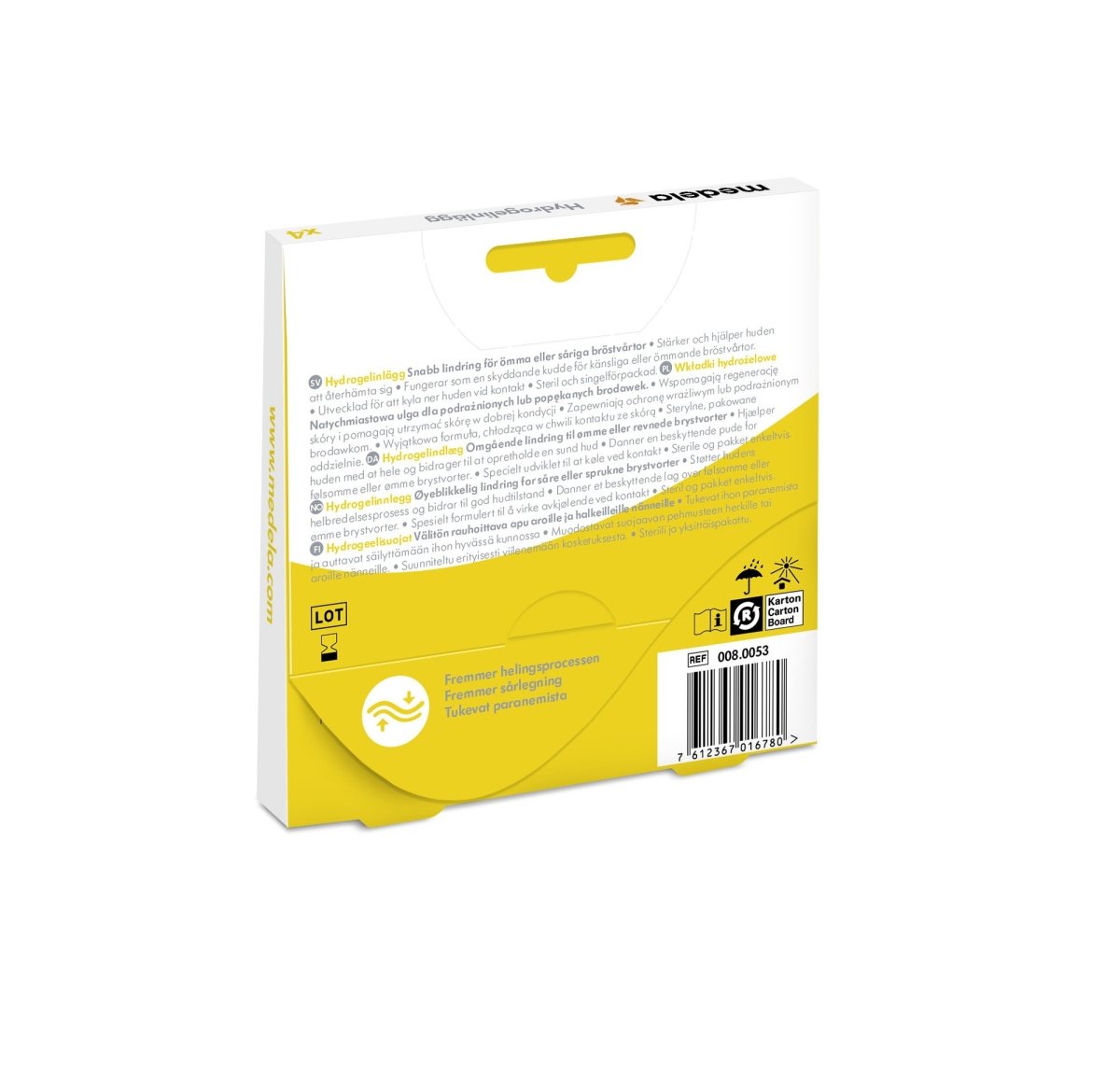 Hydrogel brystindlæg, 4 stk. helende, Medela#MedelaBreastfeedingBuump