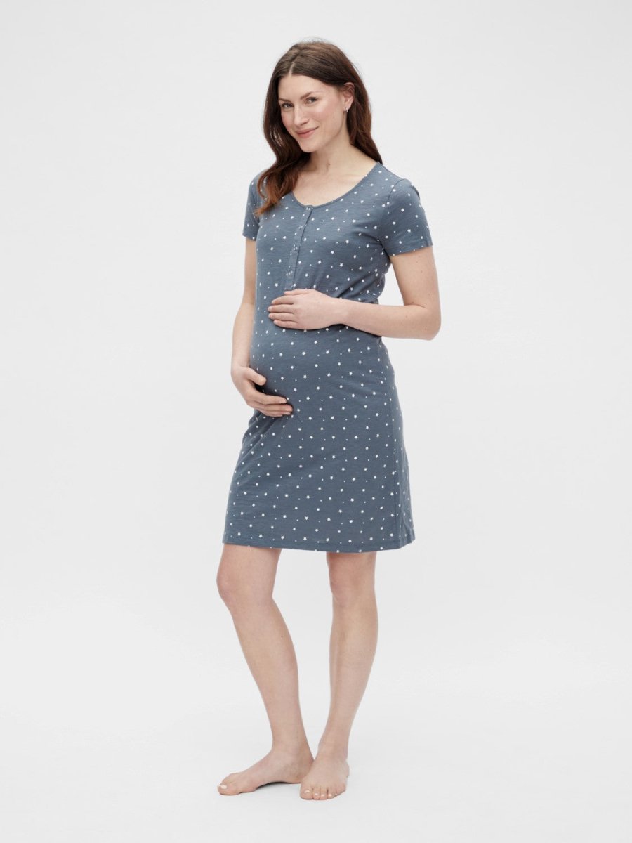 Mamalicious 2-i-1 natkjole til graviditet og amning, MLMira - Buump - Nightgown - Mamalicious