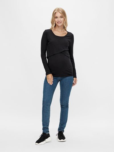 Mamalicious 2 i 1 sort ventetop, MLCamma#MamaliciousT-shirtBuump