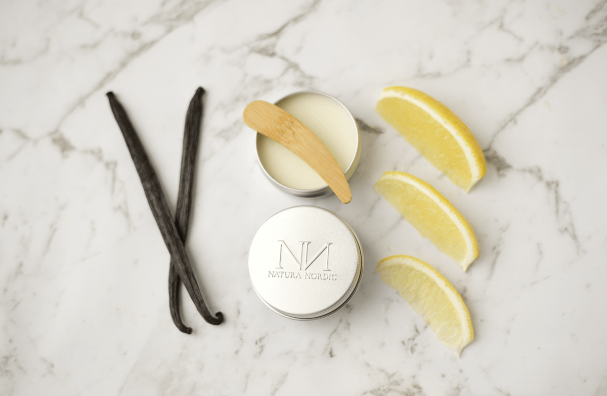 Naturlig creme deodorant, Colombo (Lemon/Vanilie), aluminiumfri og plastfri, Natura Nordic (Vegansk)#Natura NordicSkincareBuump