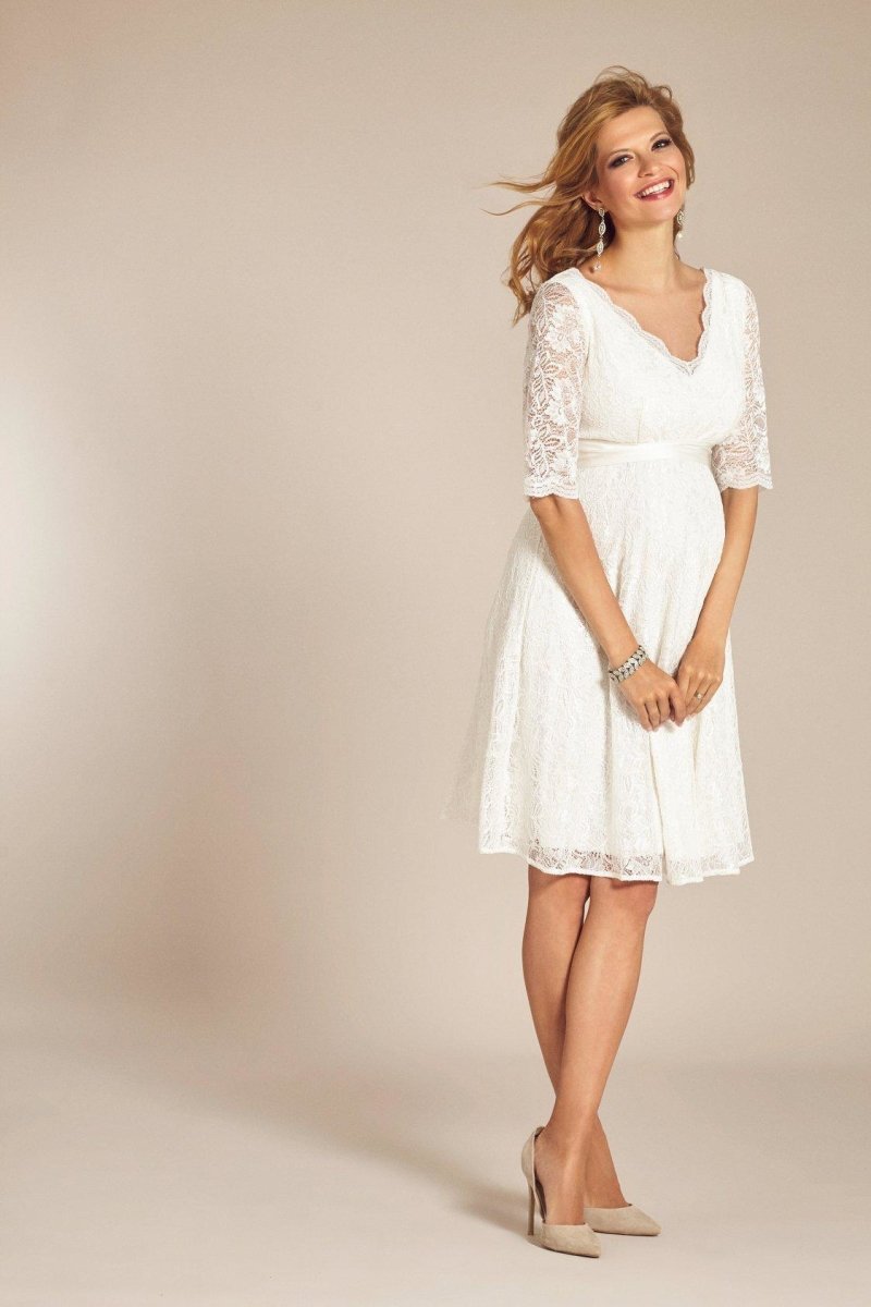 Noelle brudekjole til gravid fra Tiffany Rose (elfenbensfarvet)#Tiffany RoseWedding dressBuump