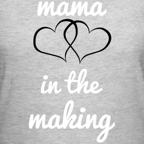 T-shirt økologisk gravid - "Mama in the making"#BuumpT-shirtBuump