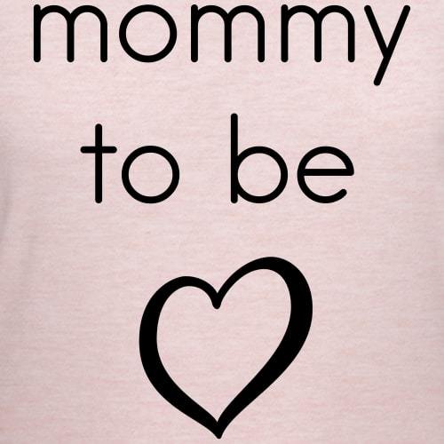 T-shirt økologisk gravid - "Mommy to be"#BuumpT-shirtBuump