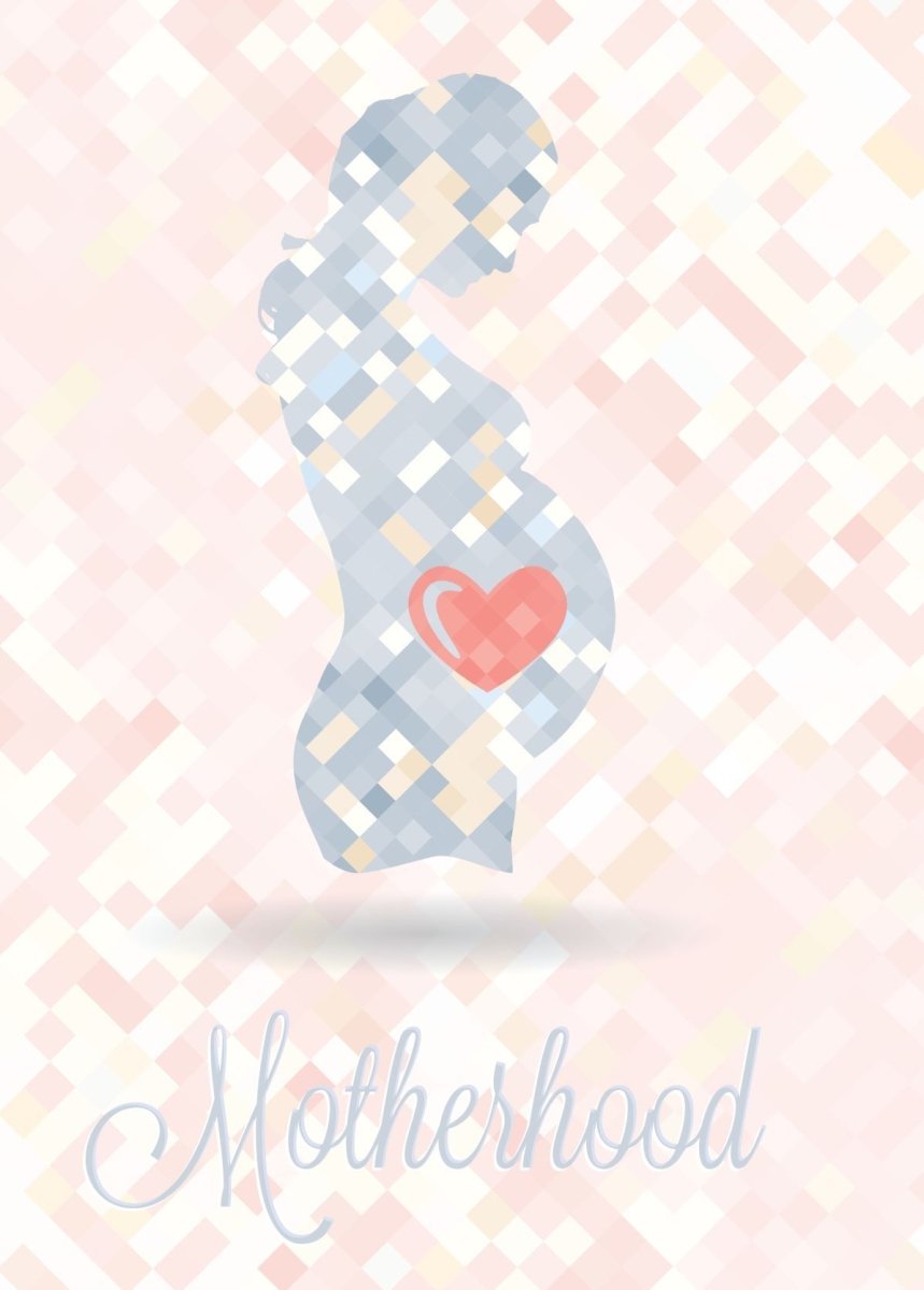 Plakat om graviditet "Motherhood"#BuumpPosterBuump
