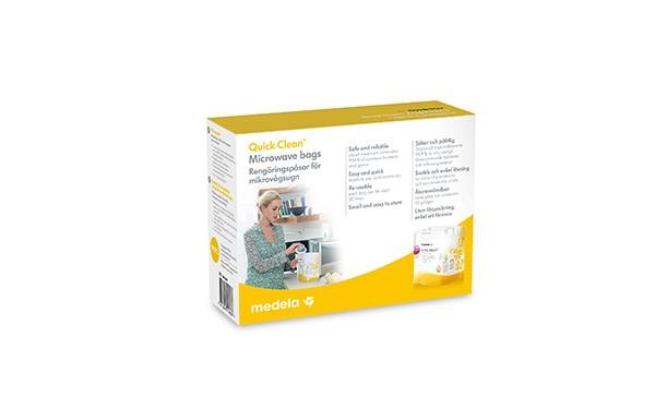 Quick Clean sterilisationsposer til mikroovn, 5 stk., Medela#MedelaBreastfeedingBuump