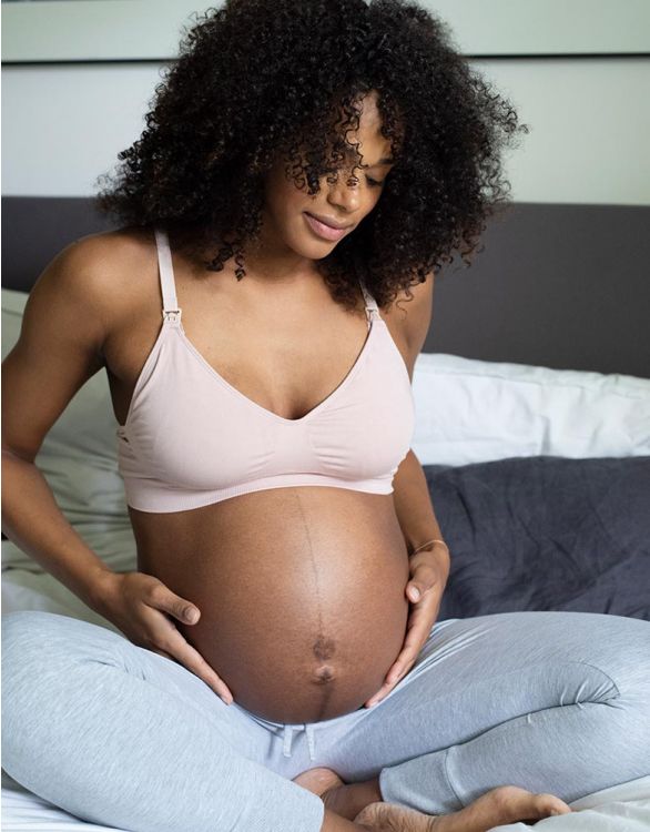 Samantha amme-bh i bambus 2-pak fra Seraphine (grå/blush)#SeraphineAmme-bhBuump