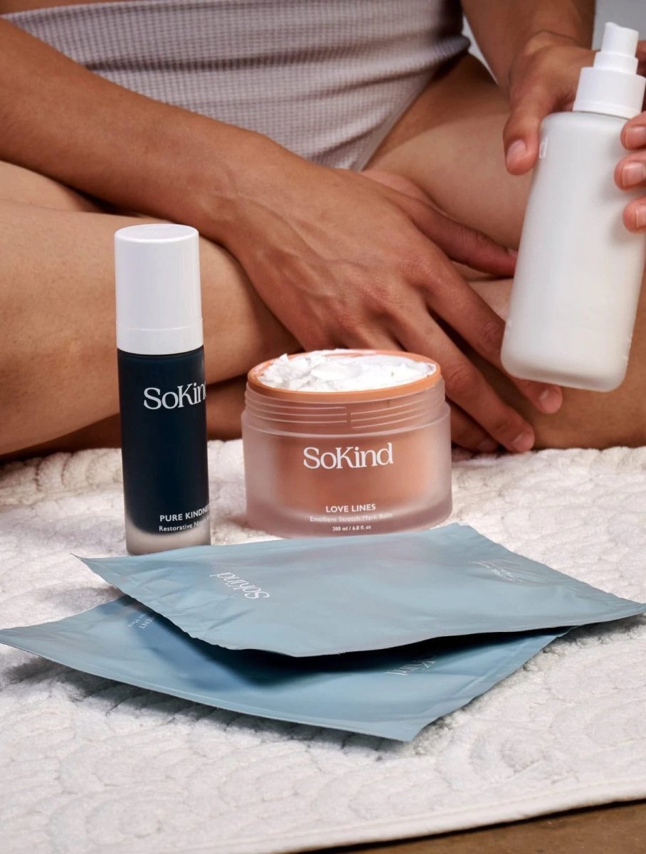 SoKind Pregnancy Skincare Kit, komplet hudplejeserie til gravide og nybagte mødre - Buump - Skincare - SoKind