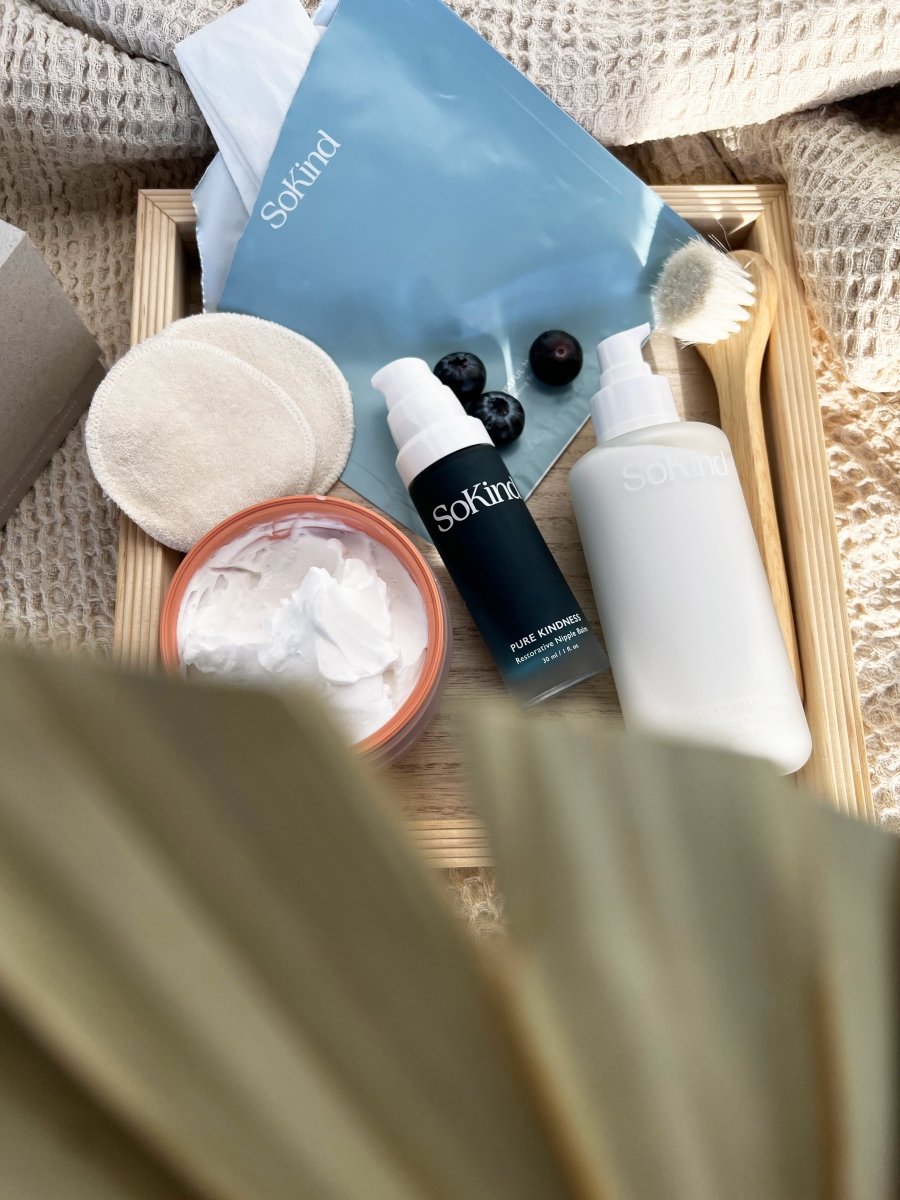 SoKind Pregnancy Skincare Kit, komplet hudplejeserie til gravide og nybagte mødre#SoKindSkincareBuump
