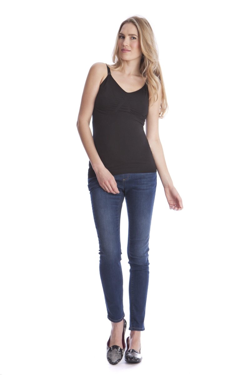 Tali amme-top i bambus (sort/blush) - 2-pak fra Seraphine#SeraphineAmme-topBuump