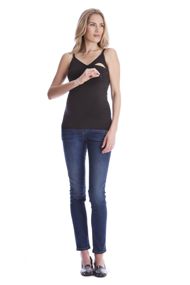 Tali amme-top i bambus (sort/blush) - 2-pak fra Seraphine#SeraphineAmme-topBuump