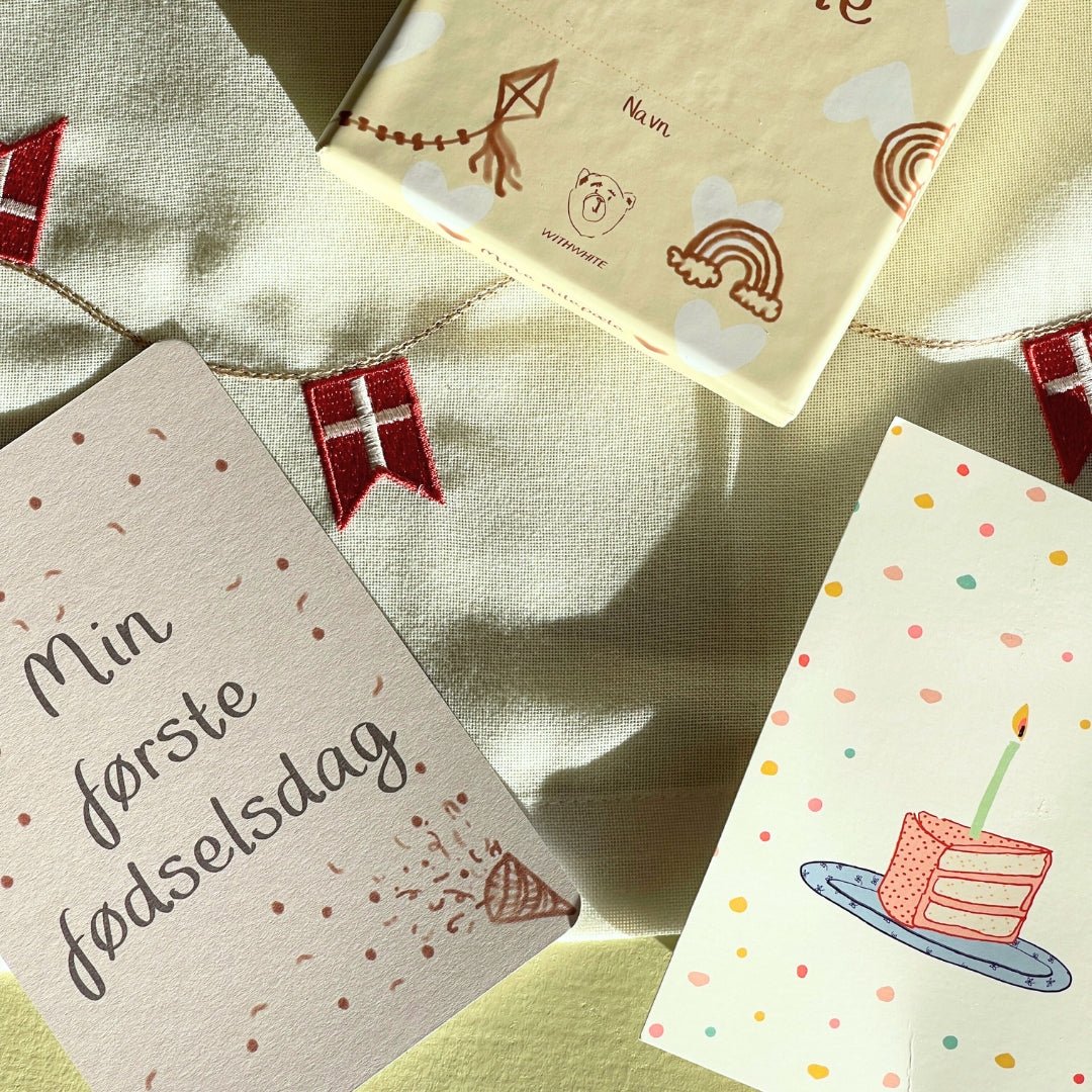 Milepælskort baby, WithWhite - Buump - Books - WITHWHITE