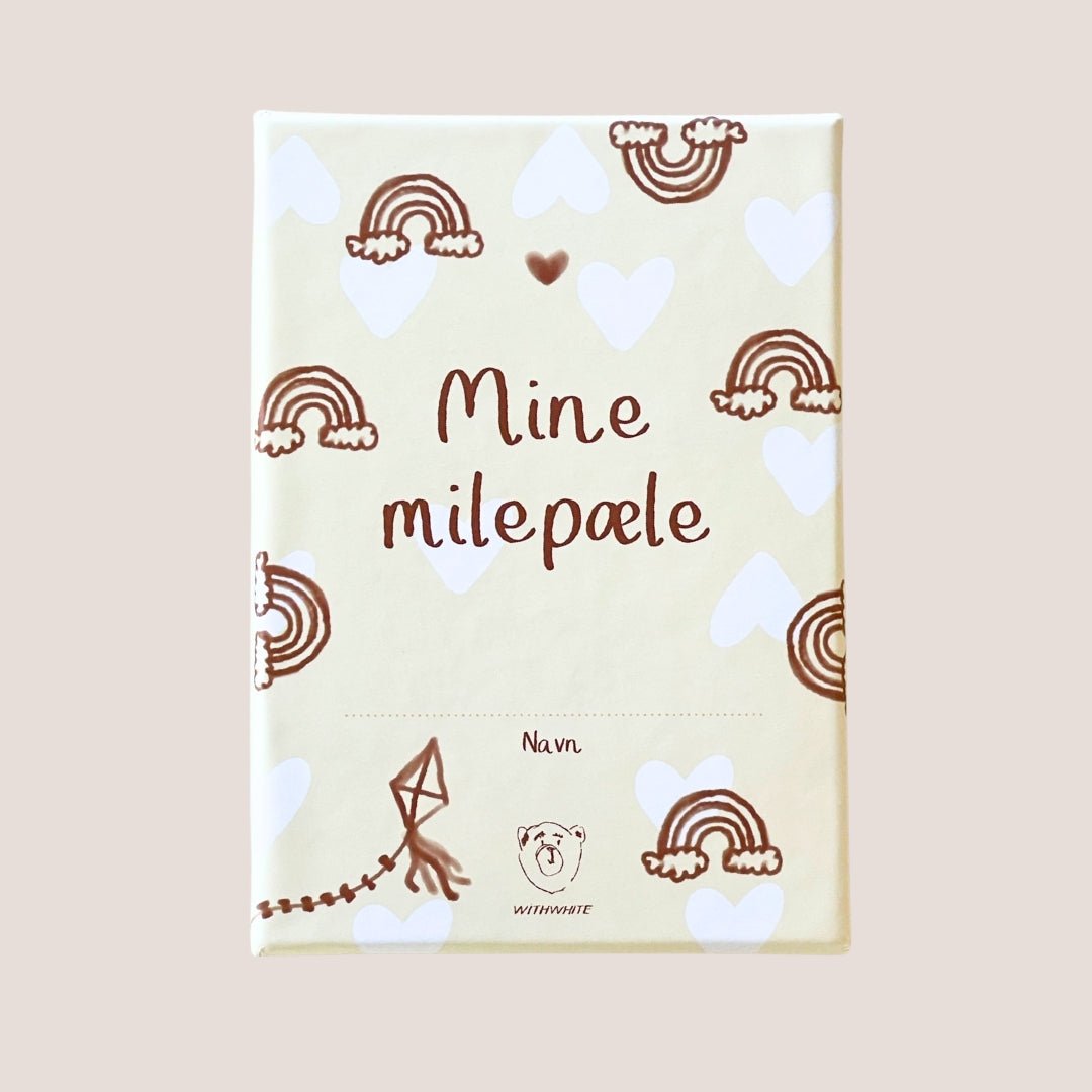 Milepælskort baby, WithWhite - Buump - Books - WITHWHITE