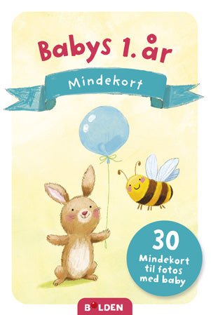 Babys første år – Mindekort - Buump - Books - Forlaget Bolden