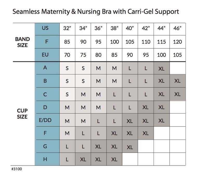 Carriwell graviditets- og amme-bh med Carri-gel støtte, sort - Buump - Amme-bh - Carriwell