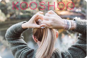 Kooshoo hårelastikker - øko & plastikfri - 5 stk#KooshooAccessoriesBuump