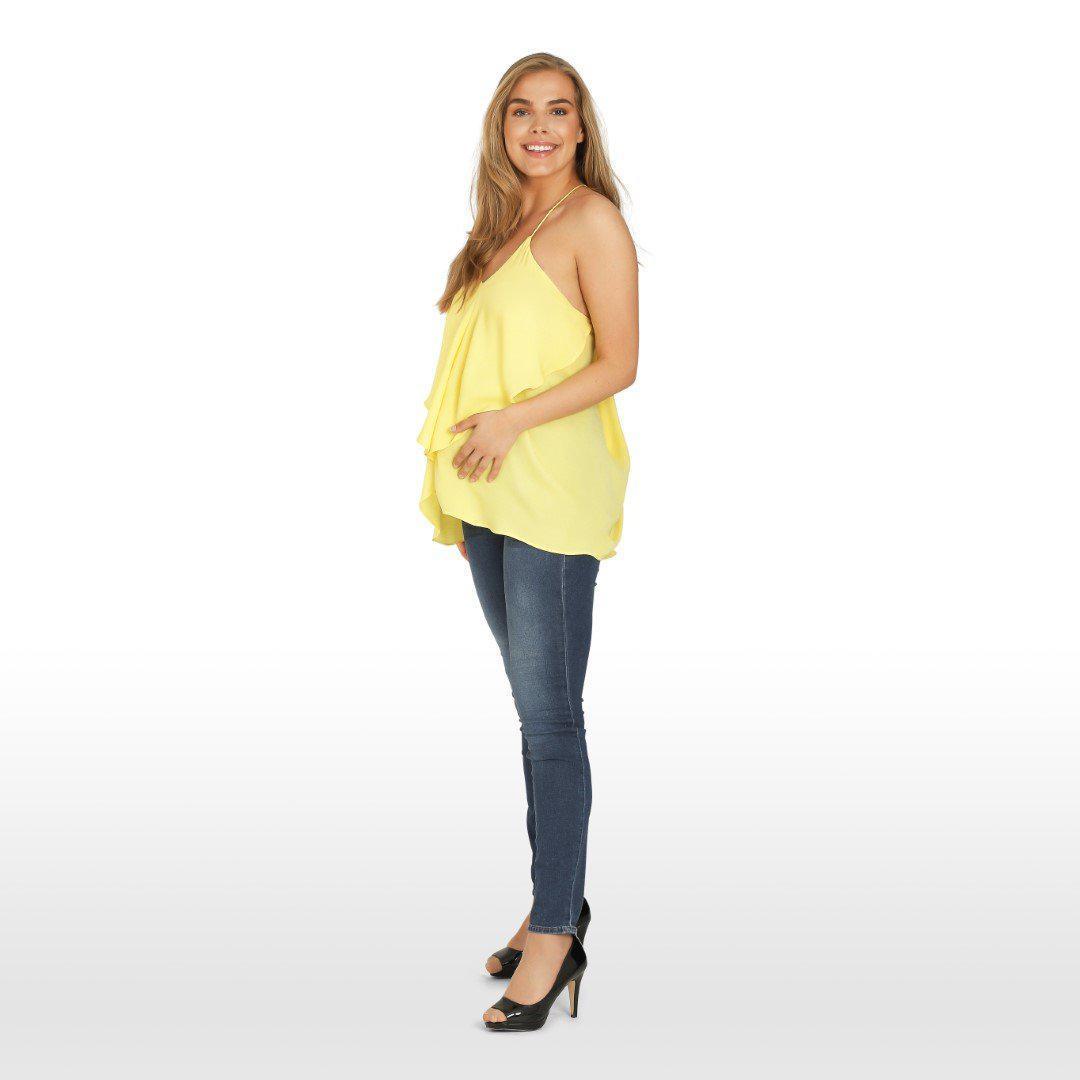 Hello Yellow top til gravide, gul#Expectations CopenhagenTopBuump