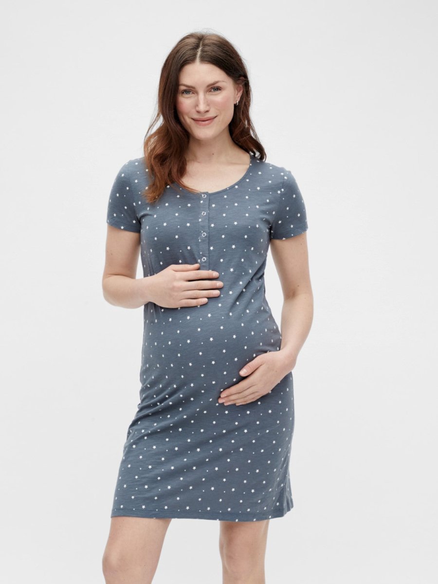 Mamalicious 2-i-1 natkjole til graviditet og amning, MLMira - Buump - Nightgown - Mamalicious