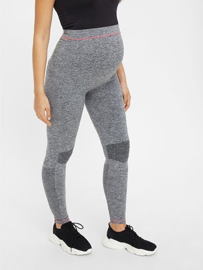Mamalicious trænings-leggings, grå MLFit#MamaliciousLeggingsBuump