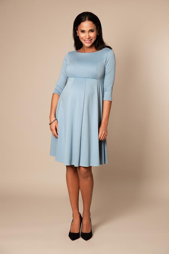 Sienna kjole til gravid fra Tiffany Rose (cashmere-blå)#Tiffany RoseDressBuump