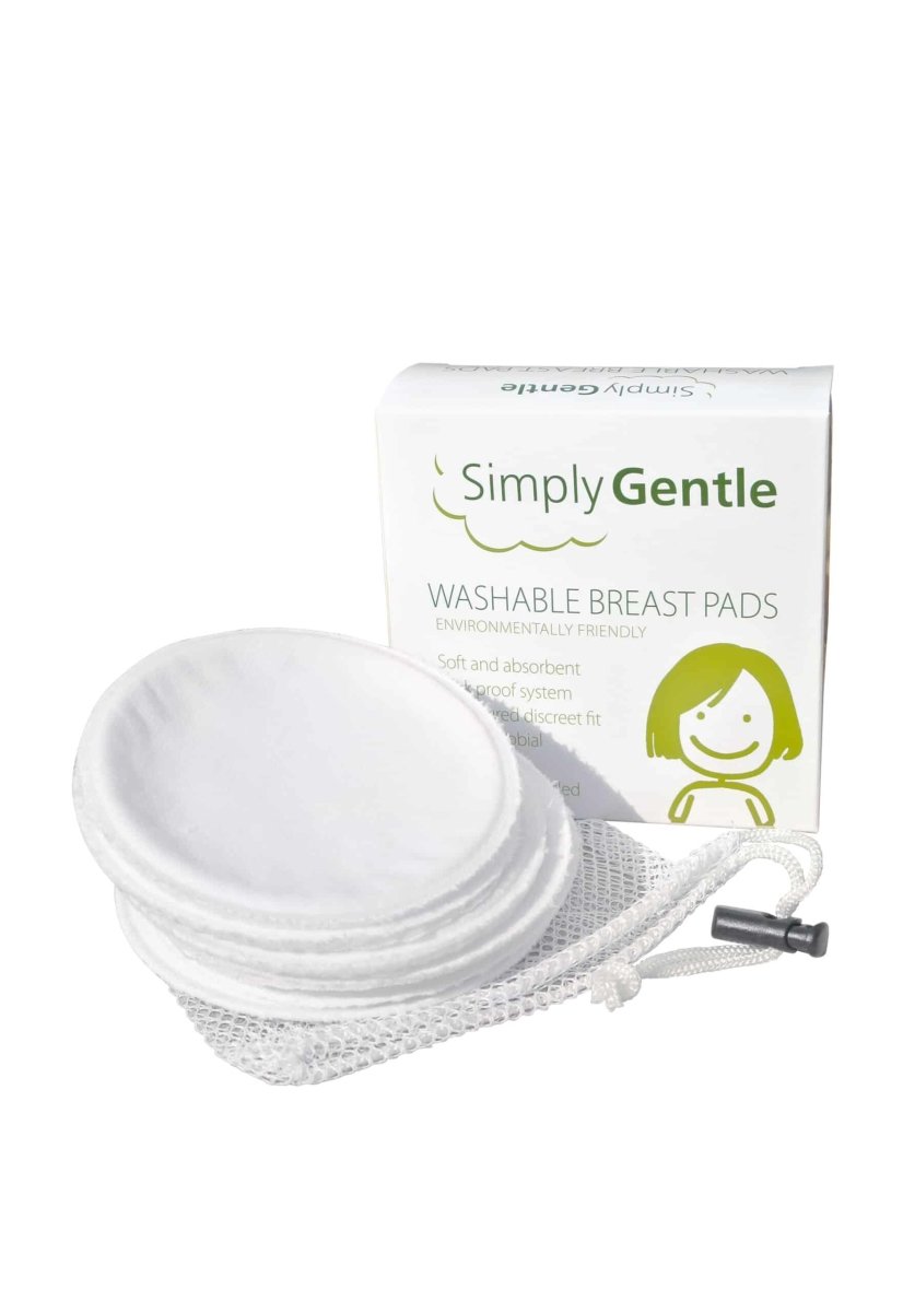 Simply Gentle vaskbare ammeindlæg, 6 stk. og vaskepose - Buump - Simply Gentle Organic