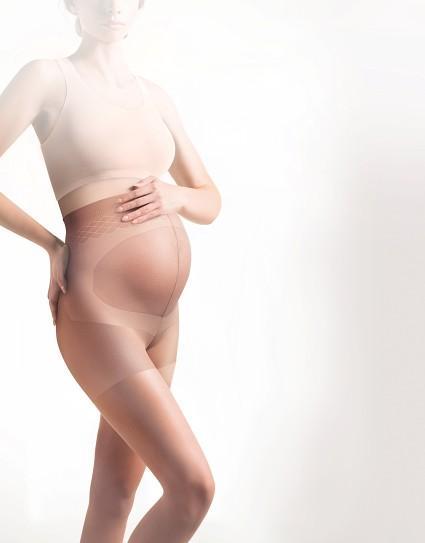 Strømpebukser til gravid (tan) fra Seraphine#SeraphineStrømpebukserBuump
